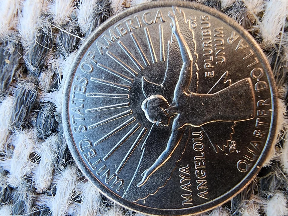 2022-D Maya Angelou Quarter-Circulated- Errors - Image 4 of 4