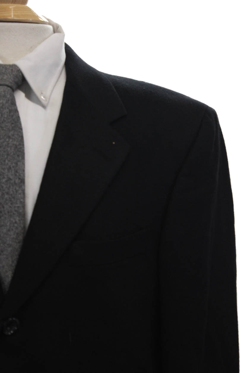 Jacobsons Mens Cashmere Solid Three Button Blazer… - image 2