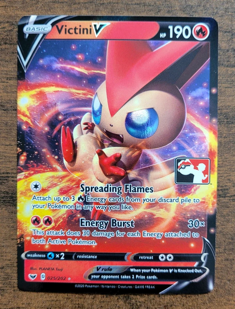 victini v pokemon card price – Japan Pop Mart [Fire][Colorless] Flare Shoot 120 Discard all Energy from this Pokemon. Victini V 021/163 Battle Styles