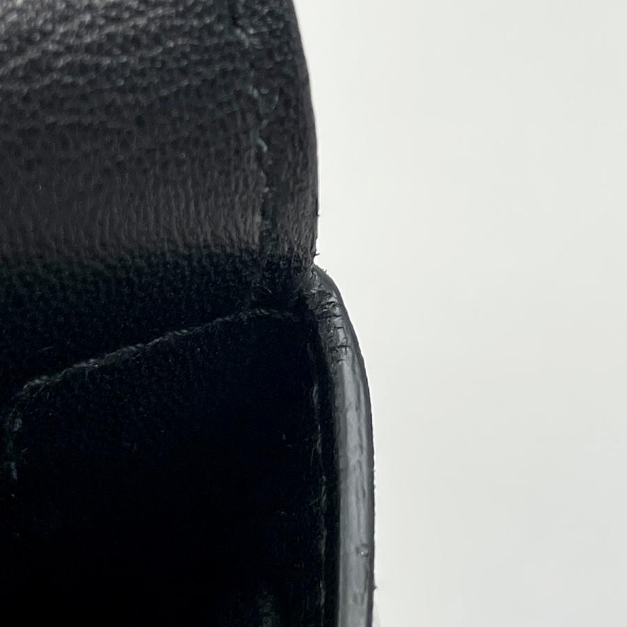 PRADA Chain Shoulder Bag Leather Silver 25cm #BS1549 thumbnail 7