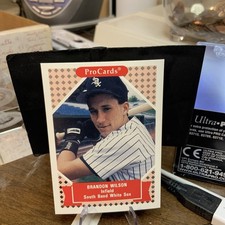 1991 ProCards Minor League #47 Brandon Wilson South Bend White Sox