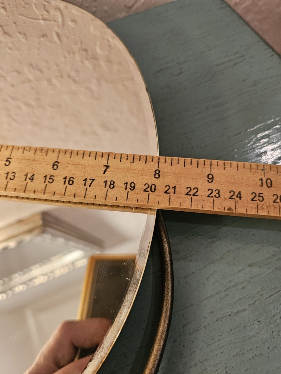 Vintage IKEA 1990's Discontinued Myken Freestanding Beveled Mirror