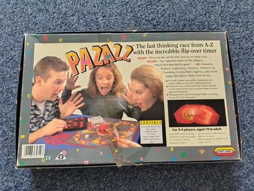 PAZAZZ SPEAR'S BRETTSPIEL PARTY RASANTES WORTSPIEL KOMPLETT FAMILIE 10+ 2-4 - Bild 2 von 10