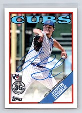  2023 Topps - 1988 Topps Baseball 35th Autographs #88BA-JST Justin Steele (RC)