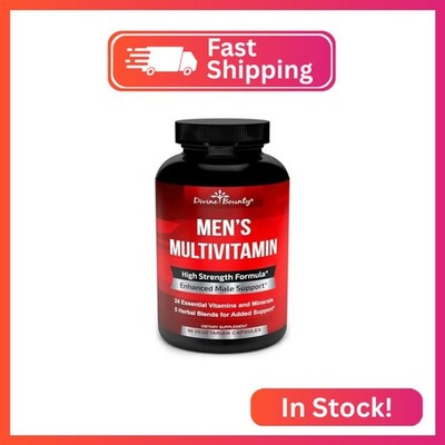 Mens Multivitamin   Daily Multivitamin for Men with Vitamin A C D E K B Complex,