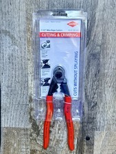KNIPEX 95 61 190 SBA Wire Rope Cutters With Terminal Crimper 7-1/2"