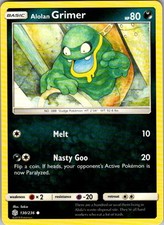 Pokemon SM - Cosmic Eclipse Alolan Grimer 130/236 NM