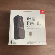 IK Multimedia iRig Pre HD Microphone Interface New