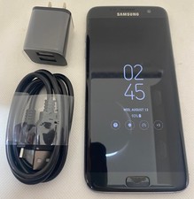 Samsung Galaxy S7 Edge SM-G935U 32GB Unlocked Phone AT&T T-Mobile good Black