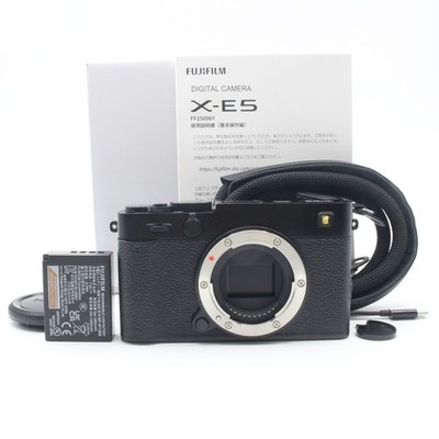 Fujifilm X-E5 Mirrorless Camera Black Shutter Count 1306 [Top Mint]