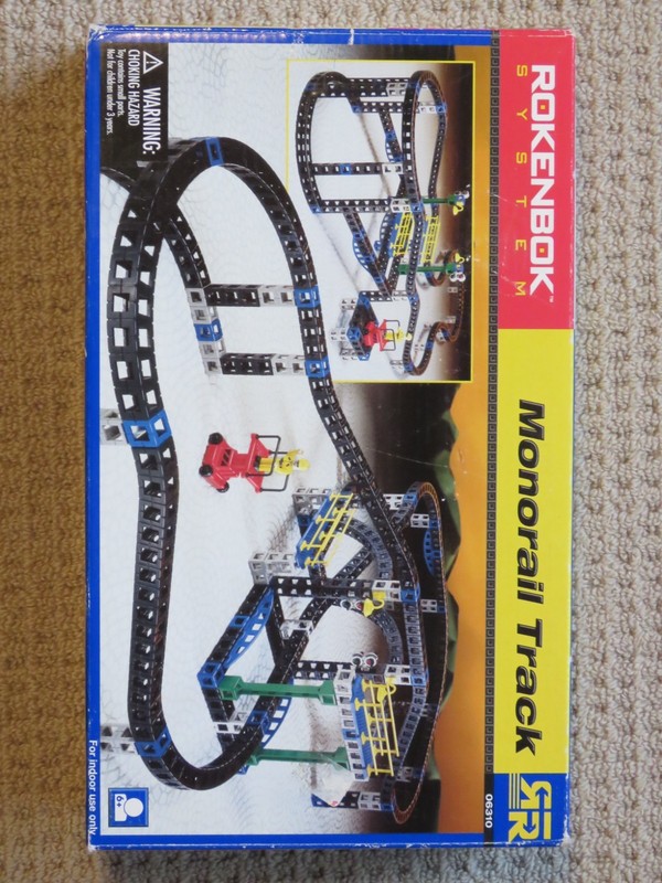 Rokenbok System Monorail Track 06310 Complete Set In Box Complete used