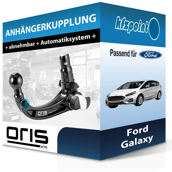 Oris AnhäNgekupplung Abnehmbar Passend für Ford Galaxy 01.2015-04.2023 Neu-image