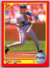 ⚾ 1990 Score #328 Jody Davis Atlanta Braves