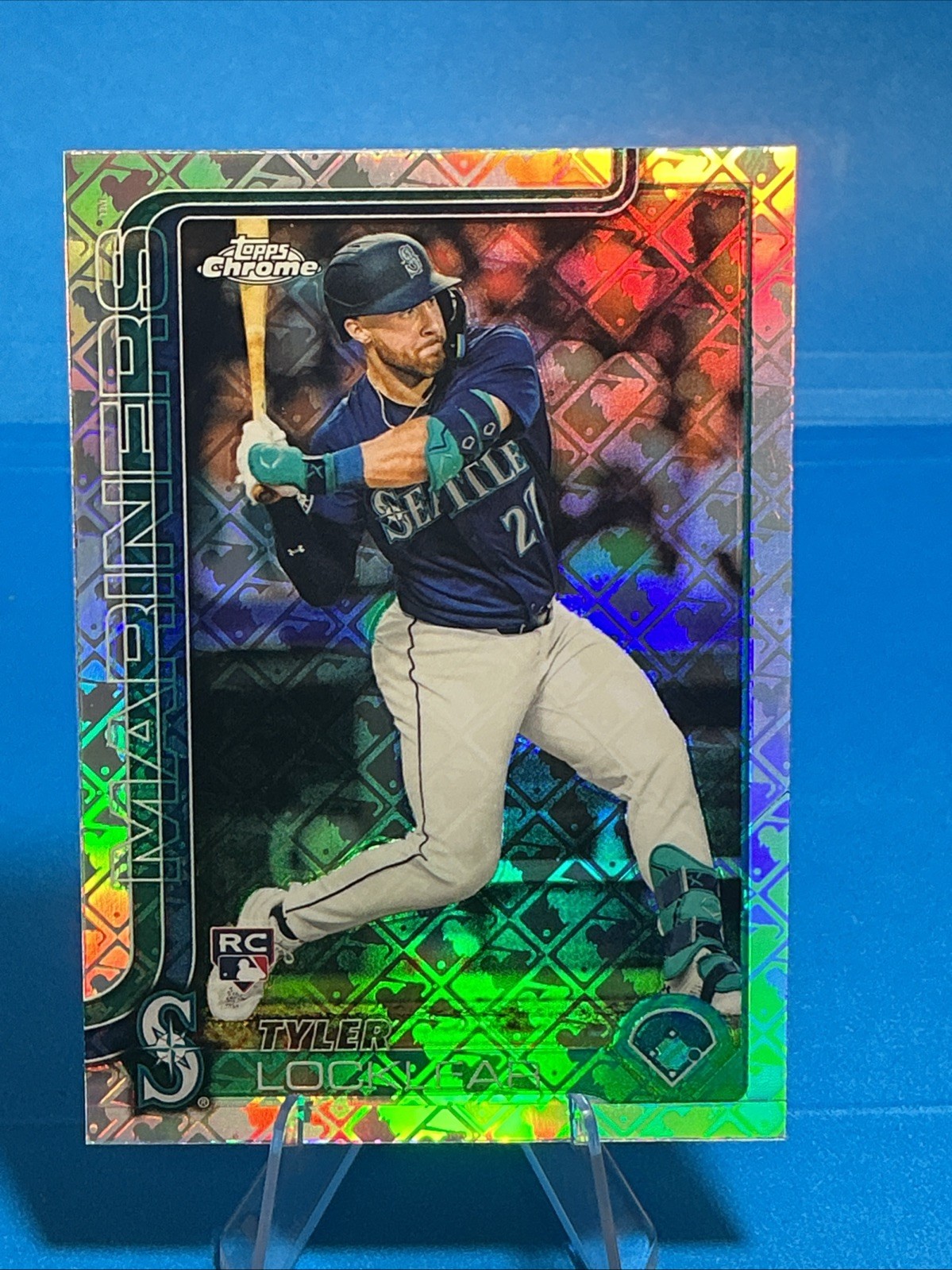 2025 Topps Chrome Logofractor Edition - Tyler Locklear, Tyler Locklear #41 (RC)