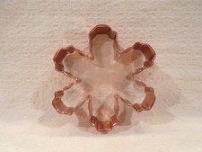 Large 5" Copper Plated WINTER SNOWFLAKE Cookie Cutter