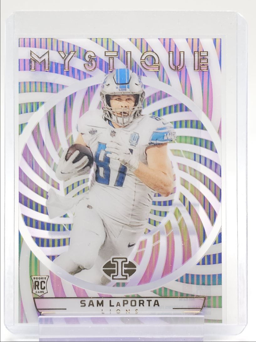 SAM LAPORTA 2023 ILLUSIONS MYSTIQUE ROOKIE FOOTBALL LIONS #31 RC Q6116