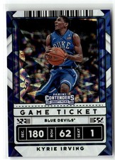 2020 Panini Contenders Draft Picks #11b Kyrie Irving Game Ticket Green Explosion