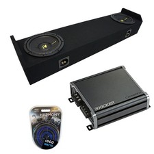 06-14 Honda Ridgeline Truck Kicker CompC CWCS10 Dual 10" Sub Box Package CXA8001
