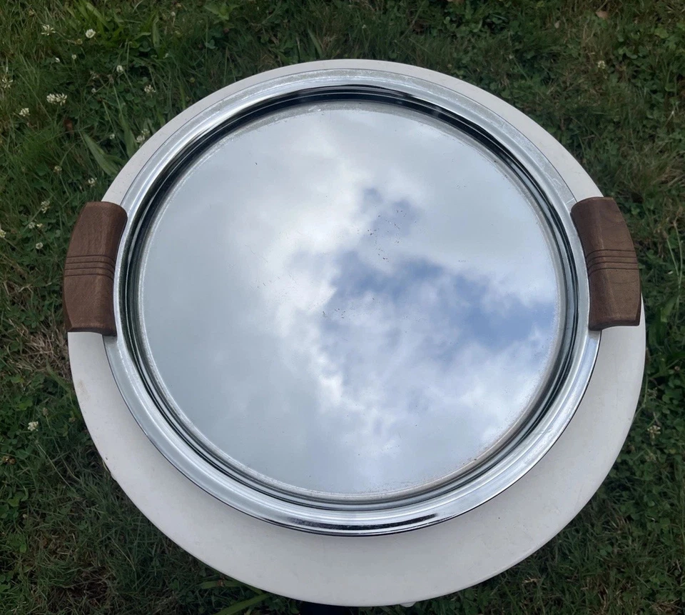 “Prepárate para las vacaciones” De colección Retro Cromo Cubierta para Pasteles Placa Soporte Plato Servidor Foto 3 de 4