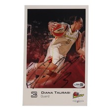 DIANA TAURASI Autographed 4x8 Pheonix Mercury photo BAS Beckett COA UCONN SIGNED