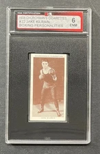 1938 Churchman's Cigarettes #22 Jake Kilrain Boxing Card KSA 6 ENM