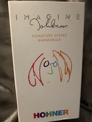 JOHN LENNON SIGNATURE  Imagine  SERIES  C HOHNER HARMONICA -Open Box