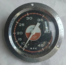 Vintage Airguide Speed Boat Speedometer Guage, Sea Speed Movement