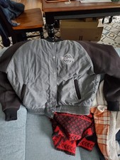 Vintage Polaris Jacke Herren XL grau schwarz LE Club 1995 gesteppt Made USA 90s