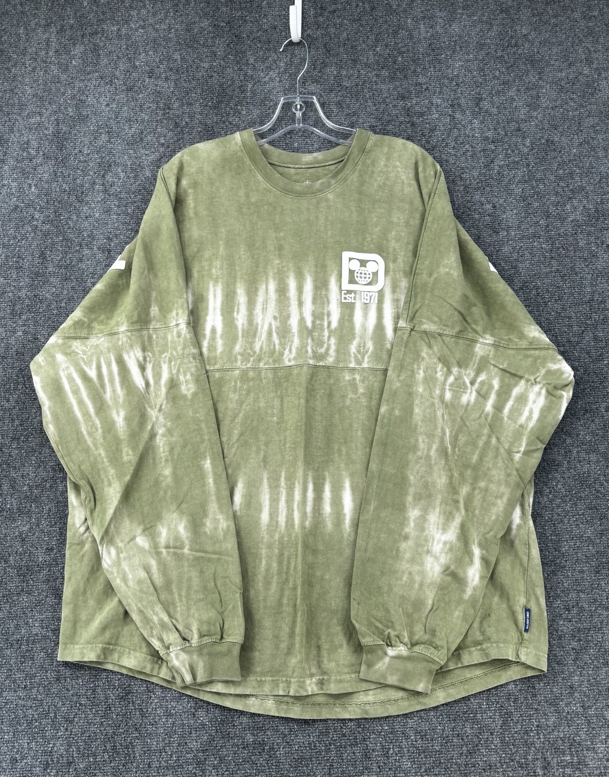 Walt Disney World Green Tie Dyed Spirit Jersey Women’s XXL