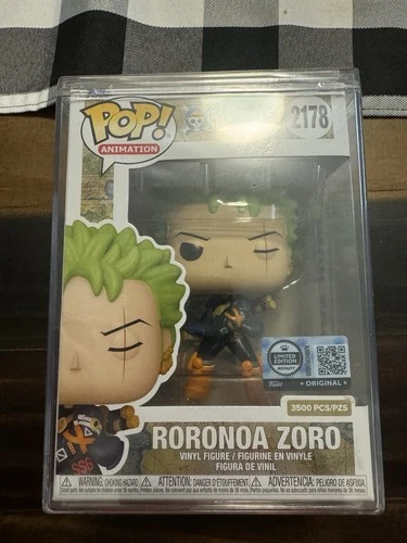 Funko Pop! Vinyl One Piece Roronoa Zoro #2178 Limited Edition With Protector