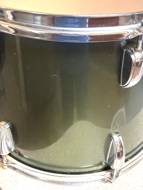 ⚡️Tama Swingstar 13”X11.5” Rack Tom Verde Oliva⚡️ Foto 3 de 4