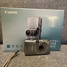 Canon IXUS 800 IS 6MP 4 x Zoom Digital Camera Tested with Charger, Box  Acc  s