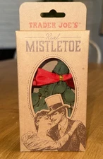 TRADER JOE'S REAL MISTLETOE LIMITED seasonal New in Box Kisses Christmas holiday