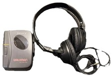 Sony Walkman WM-EX162 cassette player, instructions & Jvc headphones - fast post