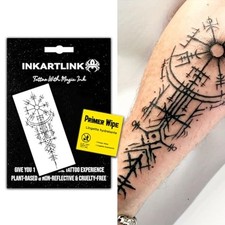 INKARTLINK Ancient Symbols 1 Temporary Tattoos, Realistic Waterproof