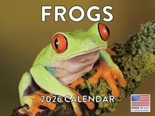 Frog Calendar 2026 Monthly Wall Calender 12 Month