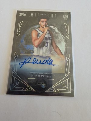 2025-26 Topps Midnight - Midnight Sun Signatures Rookies Noah Penda #MSR-NP RC