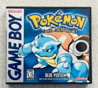 Pokemon Blue Version Case Only Game Boy Box Pokémon Nintendo DS Case Sized