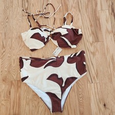 GabiFreshSwim x Eloquii Two Piece Bikini Swimsuit Plus Size Top 22 Bottom 24 NWT