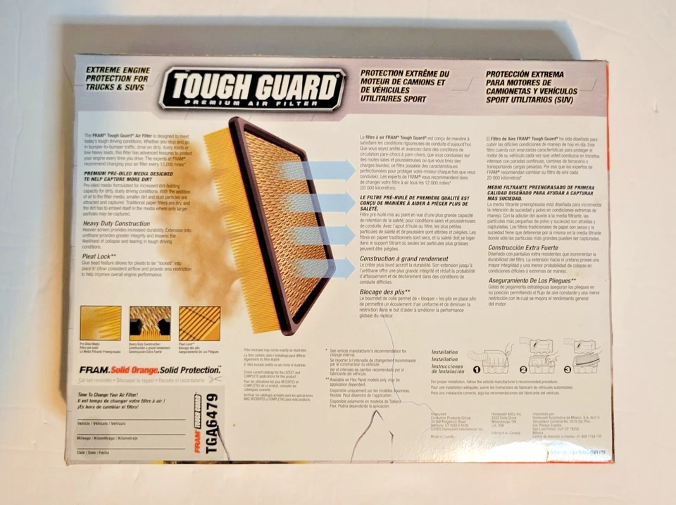 Tough Guard FRAM 空气过滤器 TGA6479 全新 — 第 2/2 张图片