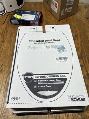 Kohler K-4636-RL-0 Cachet Quiet Close Elongated Toilet Seat White