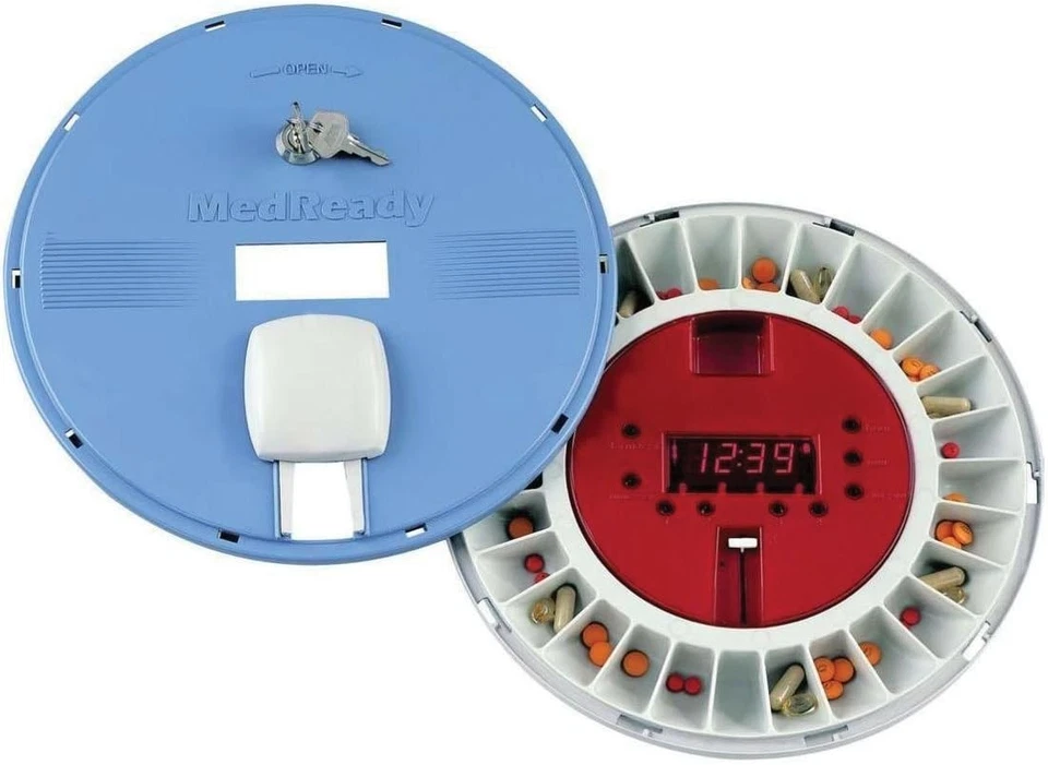 MedReady MR-357FL Cellular Monitored Pill Dispenser Audio & Flashing Light Alarm - Image 2 of 4