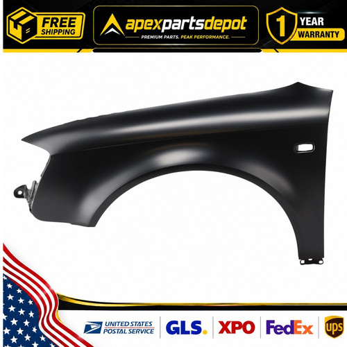 Front Driver Side Fender For Audi A4 2005-2008 Sedan Wagon Primed Replacement
