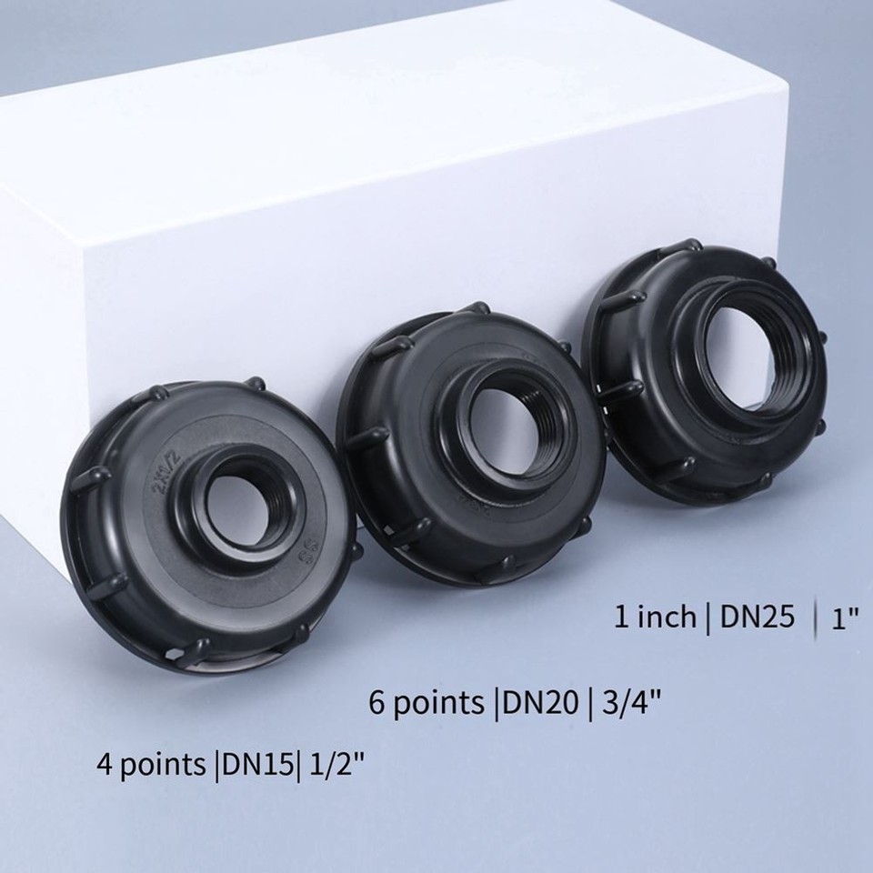 Adattatore Per Paratie Acquario - Raccordo Unione Per Tubi RO 1/4" E 3/8"