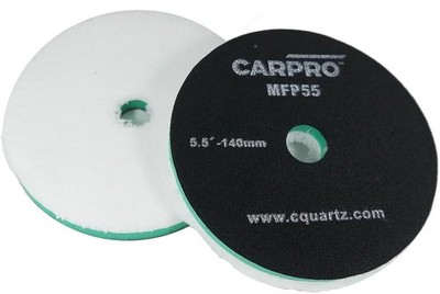 CARPRO Microfiber Heavy Cutting & Polishing Pad - 5.5 inch (Pack of 1), White 