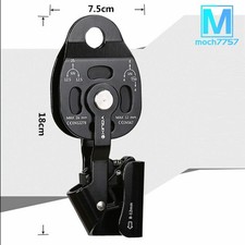 Heavy Lifting Pulling Device Rock Tree Climbing Rope Pulley Outdoor Rescue Gear