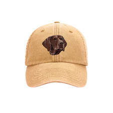 GERMAN SHORTHAIRED POINTER EMBROIDERED BASEBALL CAP UNISEX HAT GIFT BOXED