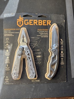 Gerber Suspension-NXT Multi-Tool & Gerber Paraframe Clip Folding Knife