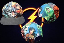 Justice League Batman Superman Flash Wonder Women Snapback Cap YOUTH Size