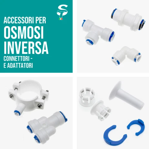 Connettori per Osmosi Inversa Filtraggio Acqua Addolcitori - Foto 1 di 58